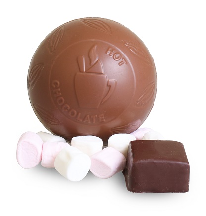 Chocolate Bombs Milch mit Marshmellows und salzigen Karamell Bonbons