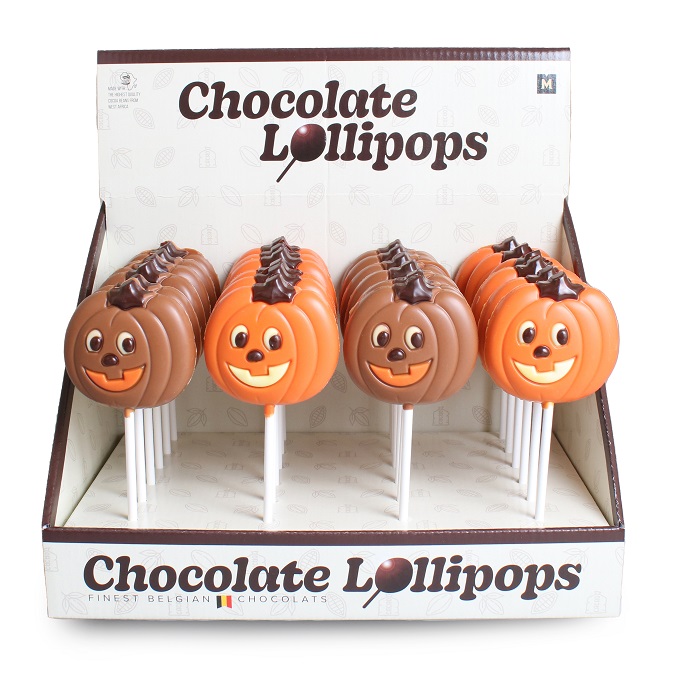 Schokoladen-Lollie "Kürbisse"   
