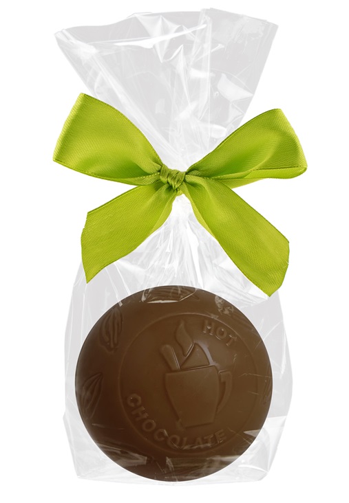einzeln verpackte Chocolate Bombs Zartbitter mit Marshmellows  
