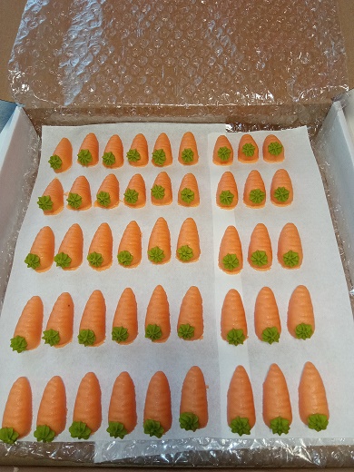 Feine Marzipan Rübli  Möhrchen