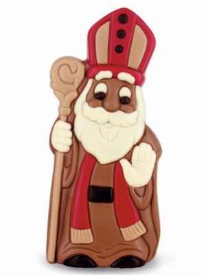 Schokoladen Hohlfigur "Echter Nikolaus" verpackt