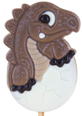 Schokoladen-Lollie  "Dino"   