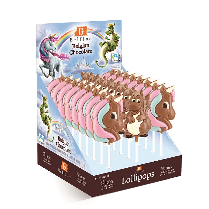 Schokoladen-Lollie  " Einhorn & Drache" 